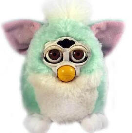 Mint Green Furby Baby 1999
